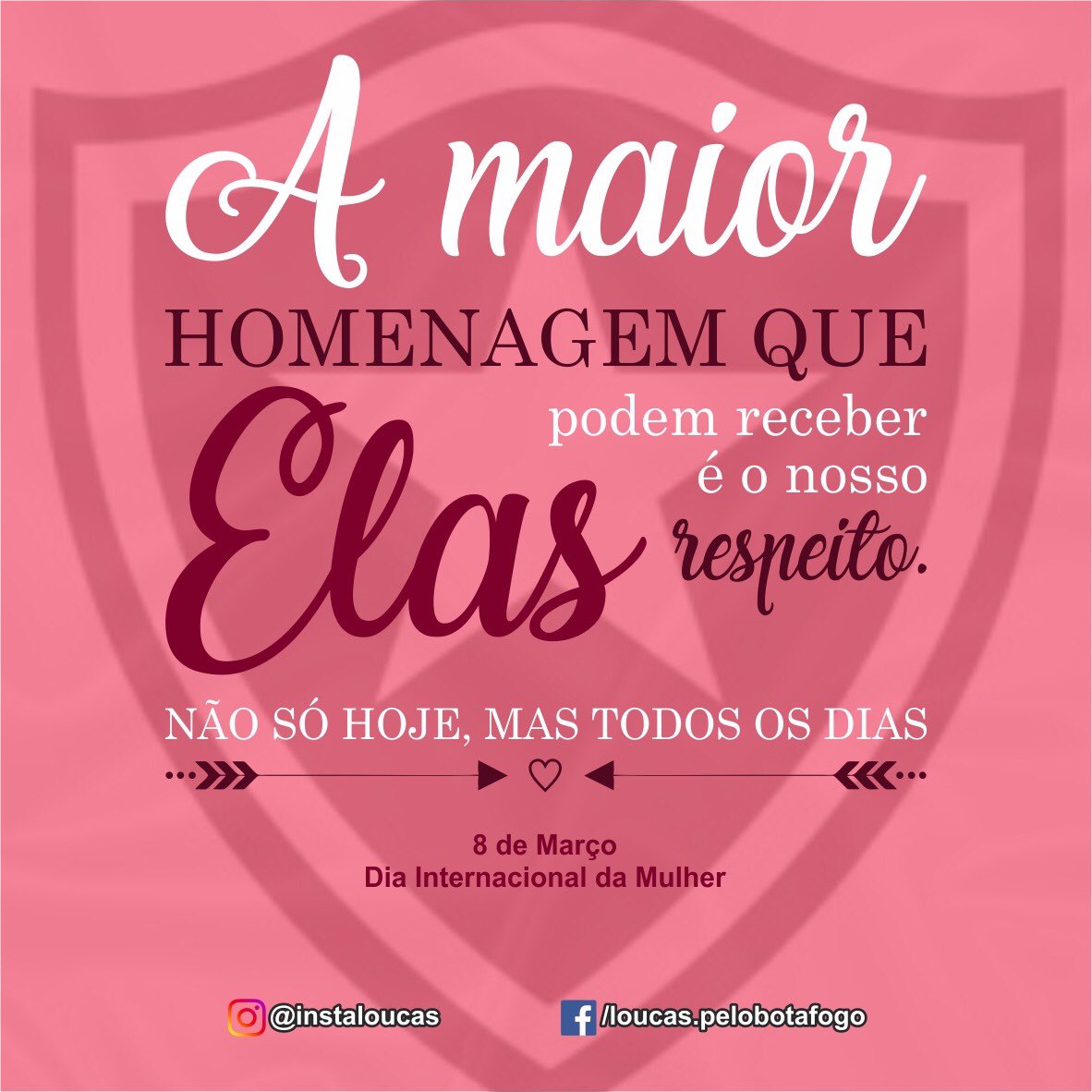 osmaispresentes's tweet photo. Um feliz dia das mulheres a todas!!! Que continuem lutando pelo seu direito todos os dias,  principalmente pelo seu espaço na arquibancada!!! 🌹💪🏻🚺 https://t.co/WuZaqwDPse