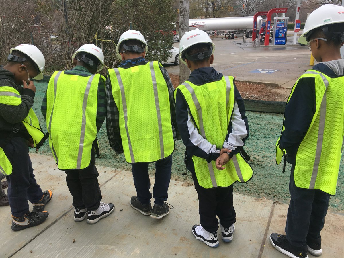mcdonaldyork's tweet photo. Last week students from WCPS came to visit the Cross Link Shopping Center project as it is nearing completion. Topics of the visit included learning about hydoseeding, drywall installation, HVAC systems, and jobsite safety. https://t.co/DLSi5sZZUT