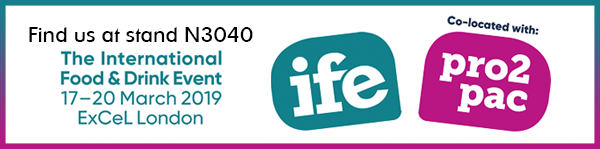 Come and visit us at the International Food &amp; Drink Event, 17-20 March, ExCeL London