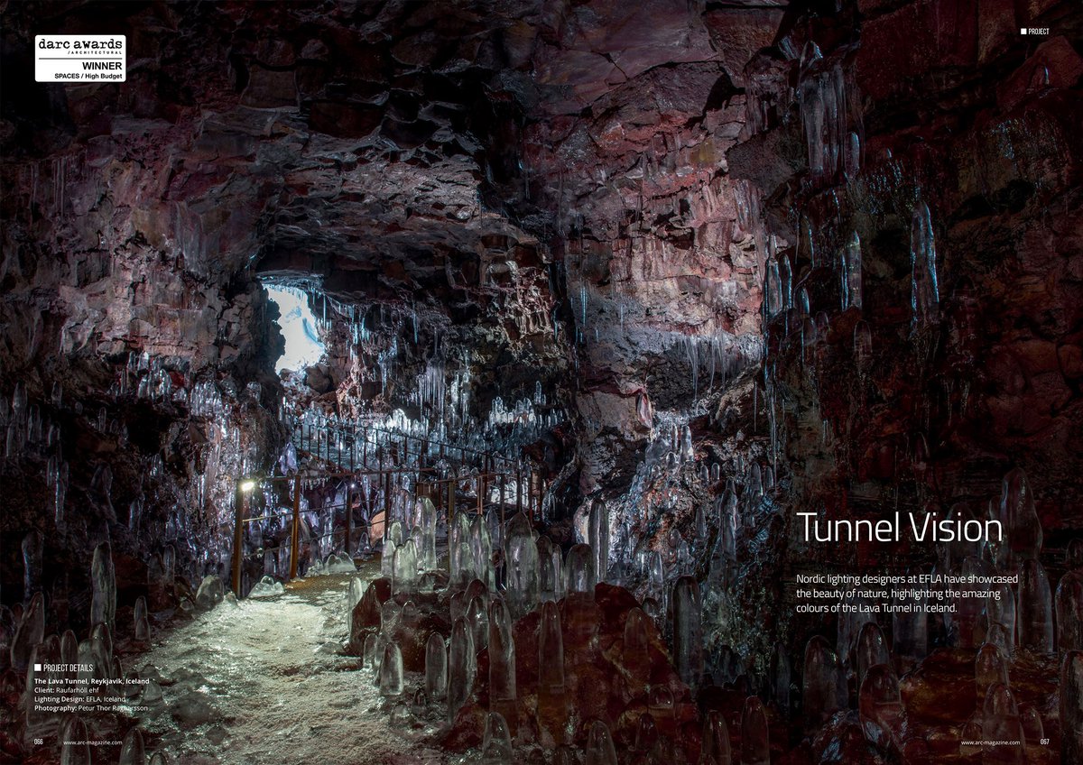 EFLA | Kevan Shaw Lighting Design (@_ksld_) on Twitter photo More good news! The Lava Tunnel, Raufarhólshellir, #Iceland has won the <a href="/LITDesignAwards/">LIT Design Awards</a> Landscape Lighting category! Congrats to all who worked on it! A truly stunning place, enhanced by this careful work. #lightingdesign 🌋<a href="/thelavatunnel/">The Lava Tunnel</a> #LITdesignawards litawards.com/winners/winner… More good news! The Lava Tunnel, Raufarhólshellir, #Iceland has won the <a href="/LITDesignAwards/">LIT Design Awards</a> Landscape Lighting category! Congrats to all who worked on it! A truly stunning place, enhanced by this careful work. #lightingdesign 🌋<a href="/thelavatunnel/">The Lava Tunnel</a> #LITdesignawards litawards.com/winners/winner…