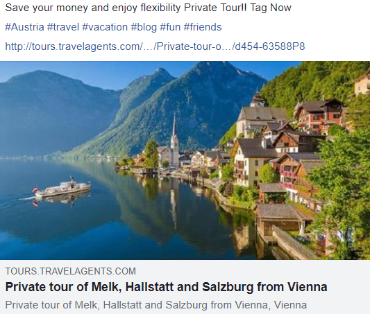TravelAgentscom's tweet photo. Save your money and enjoy flexibility Private Tour!! Tag Now

#Austria #travel #vacation #blog #fun #friends 

https://t.co/boCcv1hOuq https://t.co/AtpgrNz2Ta