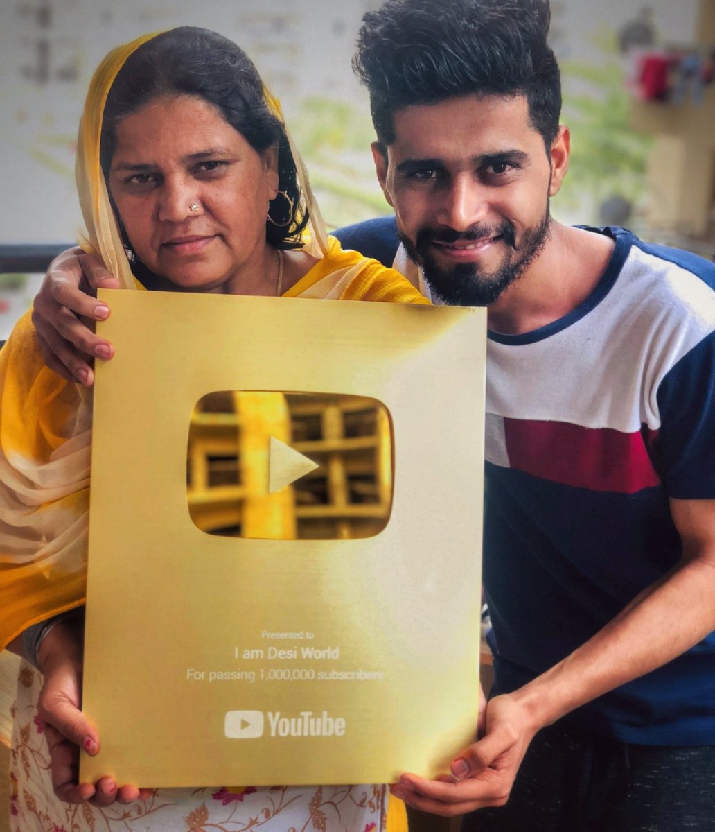lokegurjar's tweet photo. Love You Everyone 😘
Aap sabka itna pyar dene ke liye bhot bhot dhanyavad 🙏
#YoutubeGoldPlayButton https://t.co/uO3jrRsTGG