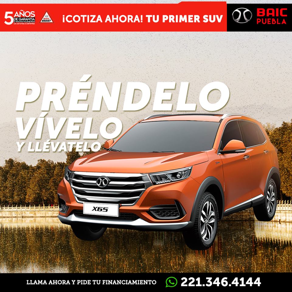 BAICPue's tweet photo. ¿Estás buscando tu primera SUV? ¡Haz tu cotización ahora! 
#BAICX35 #BAICPuebla #TeVasASorprender 😎👊 https://t.co/KeN0Wm7TpW