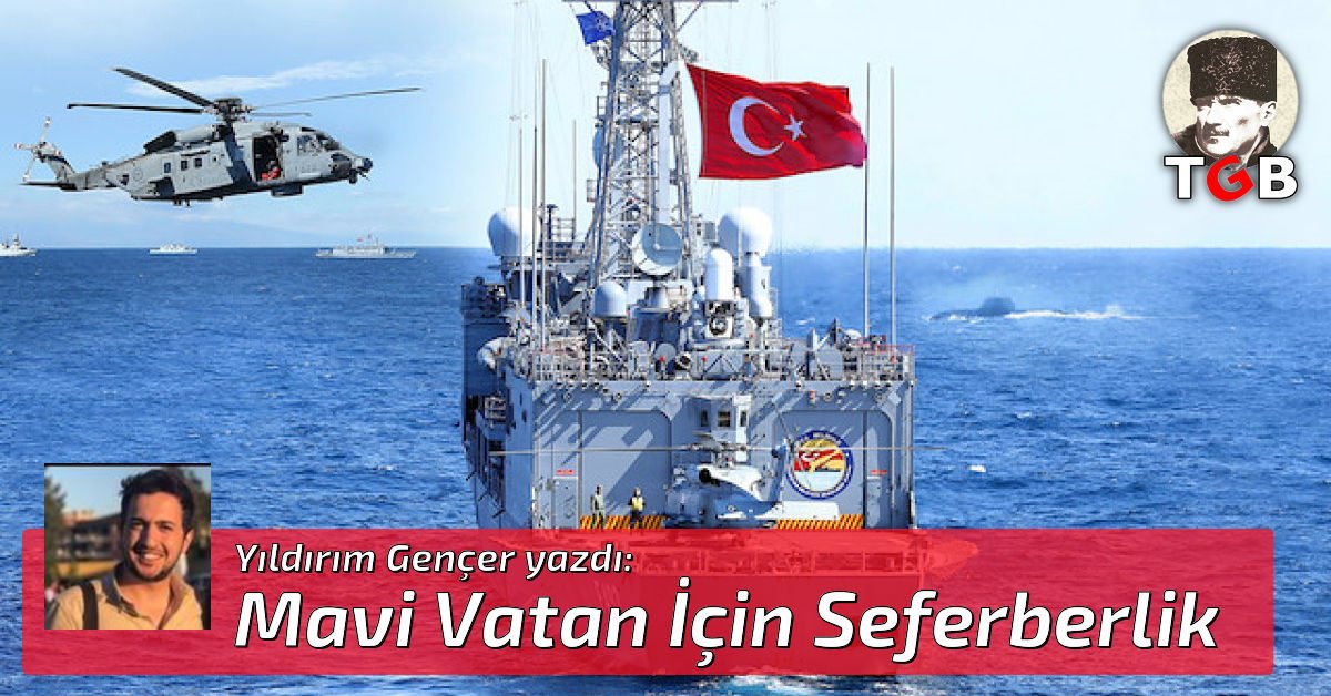 genclikbirligi's tweet photo. Genel Başkanımız Yıldırım Gençer yazdı:
Mavi Vatan İçin Seferberlik

"Mavi Vatan Tatbikatı, başta Doğu Akdeniz olmak üzere denizlerdeki haklarımızın gasp edilmeye çalışıldığı bir dönemde yapılmasından dolayı oldukça anlamlıdır"
https://t.co/1YS2fim5Ry https://t.co/F5mKSwCTjo