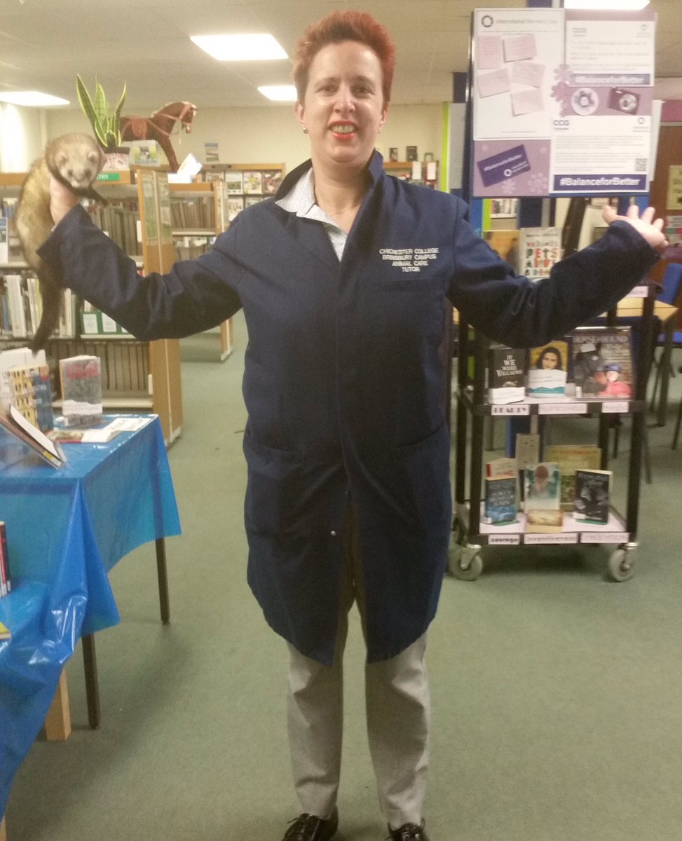 CcgLibrary's tweet photo. Confirmation that ferrets are, indeed, versatile and flexible. Hereโs Morticia simultaneously showing her support for...
#BooksAndBeasts #ReadingAhead
#IWD2019 #BalanceForBetter
#LoveYourLibrary
Thatโs one smart ferret. ๐๐๐
#InternationalWomensDay
@womensday https://t.co/2DB85iCDiU