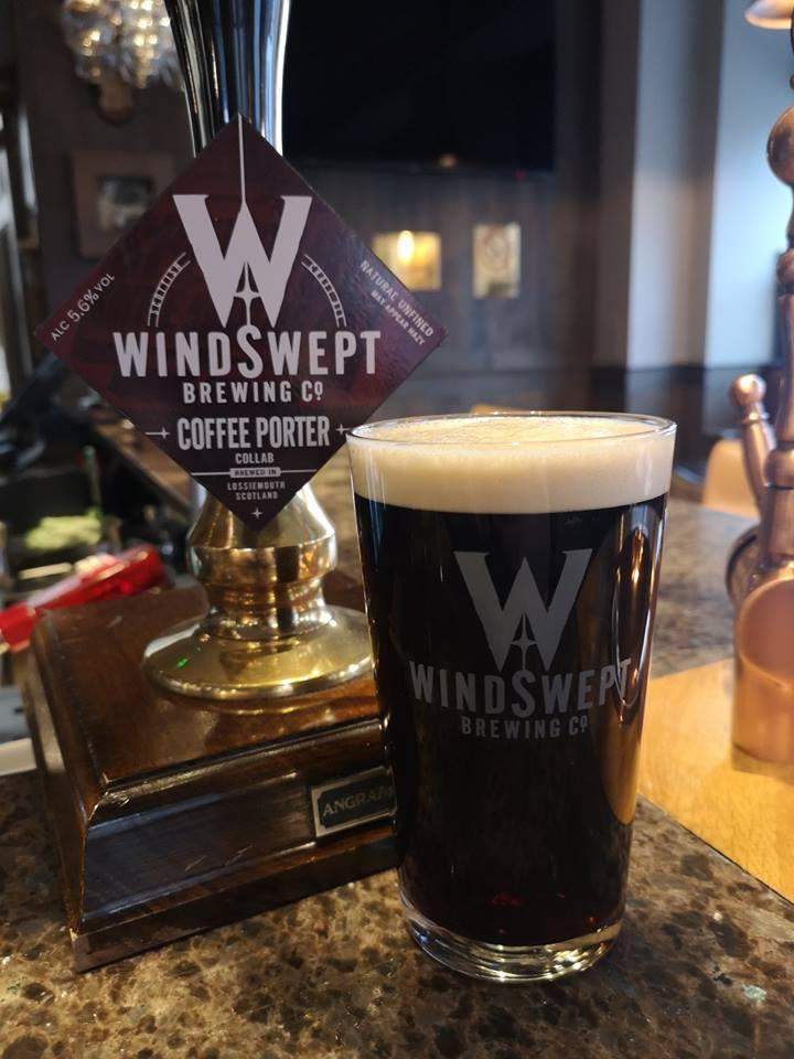StationSpeyside's tweet photo. NEW this week is a lovely Coffee Porter from @WindsweptBeers in Lossiemouth. In collaboration with @Speysidecoffee Roasting Co. they have produced this gorgeous Ale that we now have on tap. #ale #aleontap https://t.co/5TAWfGiXTR