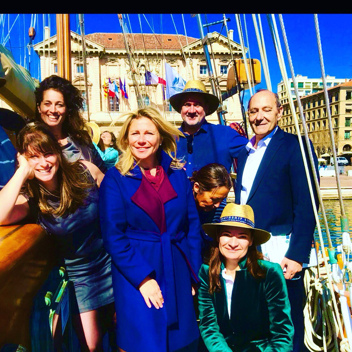 CPozmentier's tweet photo. Fière d’être aux côtés de #Patricia #Ricard , signature #partenariat @EarthshipSister @Expe2M &amp; @AltranFR « Booster le potentiel au féminin pour l’#environnement #Journeeinternationaledesdroitsdelafemme #Sommetdes2Rives #MedCooperationAlliance. https://t.co/ODyNQatJRD
