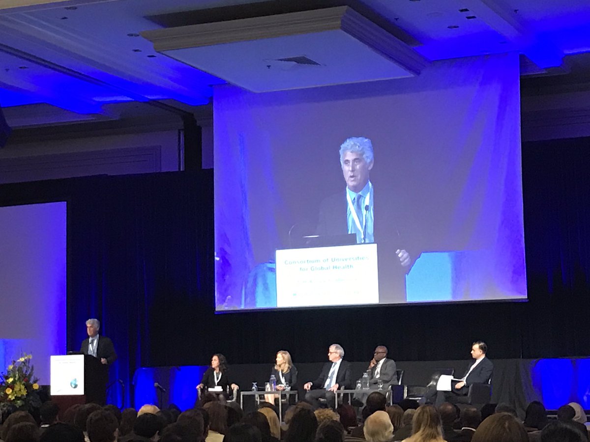 ChamberlainMD's tweet photo. Dr. Stevan Weine welcomes all to the #CUGH2019 meeting in Chicago and shares our @UIHealth mission of addressing health inequities globally and locally @UIC_CGH.  Proud to be part of this institution! https://t.co/B280O25iKa