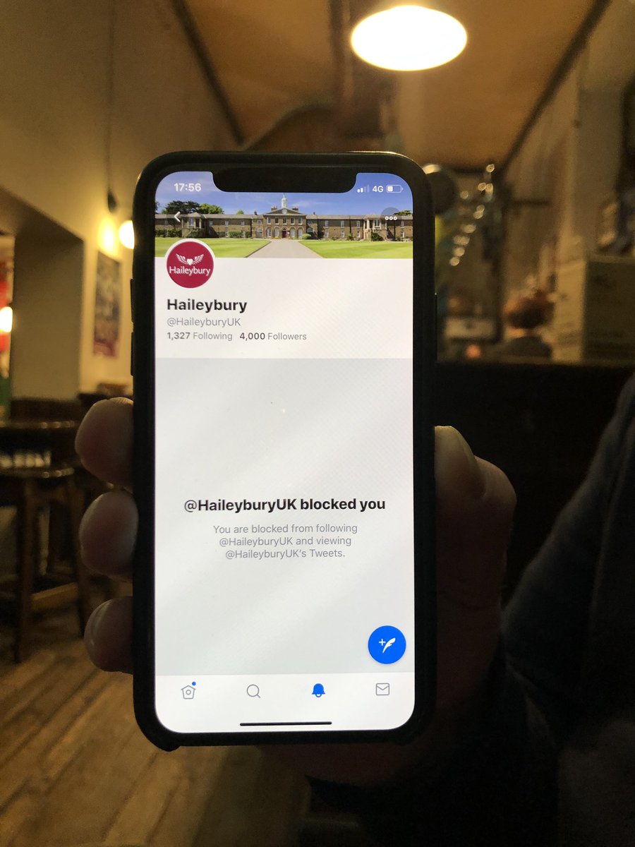 RickyStitcher's tweet photo. ‘ @HaileyburyUK  This is a former pupil and current parent of two pupils. Anyway to treat fee paying families @BSAboarding https://t.co/hFXU993uqc