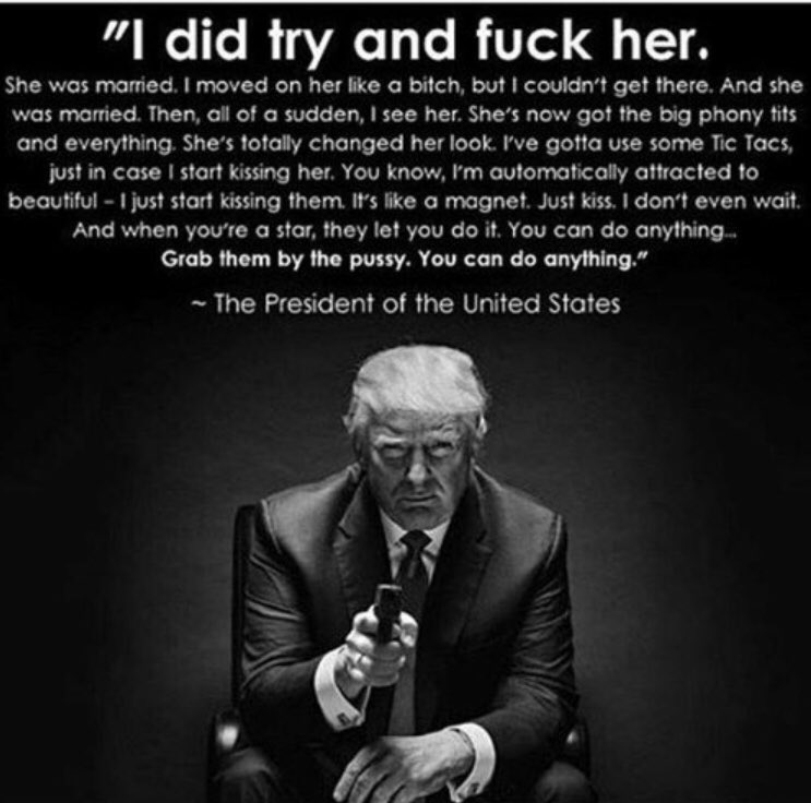 SheepleResist's tweet photo. @realDonaldTrump #SnatchGrabber #GrabEmByThePussy #StormyDaniels #Adulterer #Cheater #Melanoma #KarenMcDougall #Philanderer #SexualPredator #WhereIsMaria #JeffreyEpstein #Dershowitz #UnderageSexParties #SexTrafficker #DuctTapedWomen #RawDogger #UnprotectedSex #PigInChief #Misogynist https://t.co/1aNquwuQnU