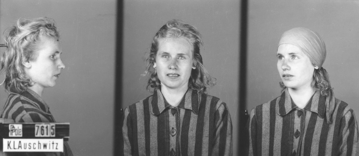 AuschwitzMuseum's tweet photo. #WomensHistoryMonth | Janina Nowak was a Polish woman deported to the German Nazi #Auschwitz camp on 12 June 1942 &amp; registered as number 7615. She was the first women who escaped from Auschwitz. Learn about her in @FacesAuschwitz project: https://t.co/WJsOOEujiH https://t.co/kOGvi9ffPT