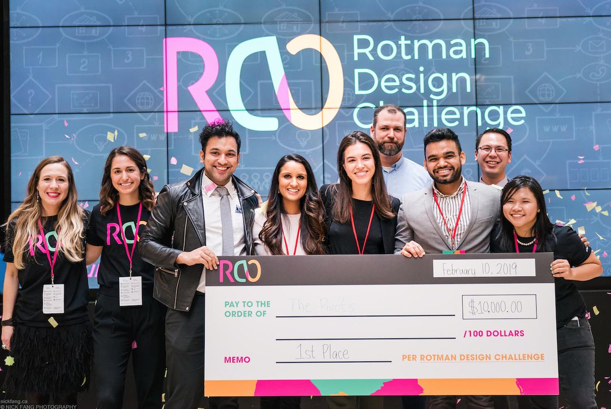 "@Parsonsdesign Wins <a href="/rotmandesign/">Rotman Design</a> Challenge." Congrats: @SDSDesignManage team (Silky Kadakia, Vinay Kumar Mysore, Maria Di Paolo, Sundar Subramanian, Victor Michud, Shishir Raut) for 1st place out of 31 schools. 👉fal.cn/i-5a #ParsonsProud. #rotmandesignchallenge