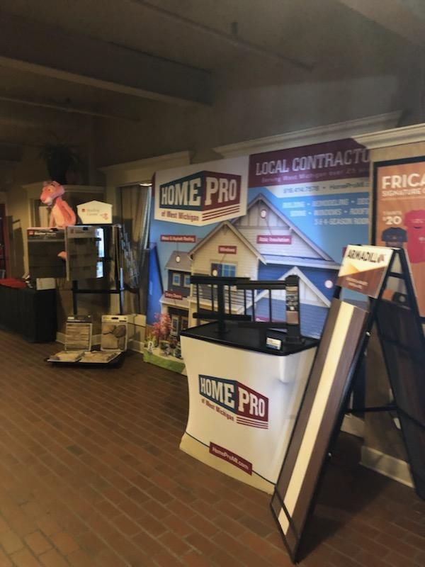 HomeProMI's tweet image. Come on out to the Muskegon Home, Garden + DIY Show this weekend! We will be here today from 11am-7pm and tomorrow from 10am-5pm at Fricano Place Event Center located at 1050 W Western Ave, Downtown Muskegon!