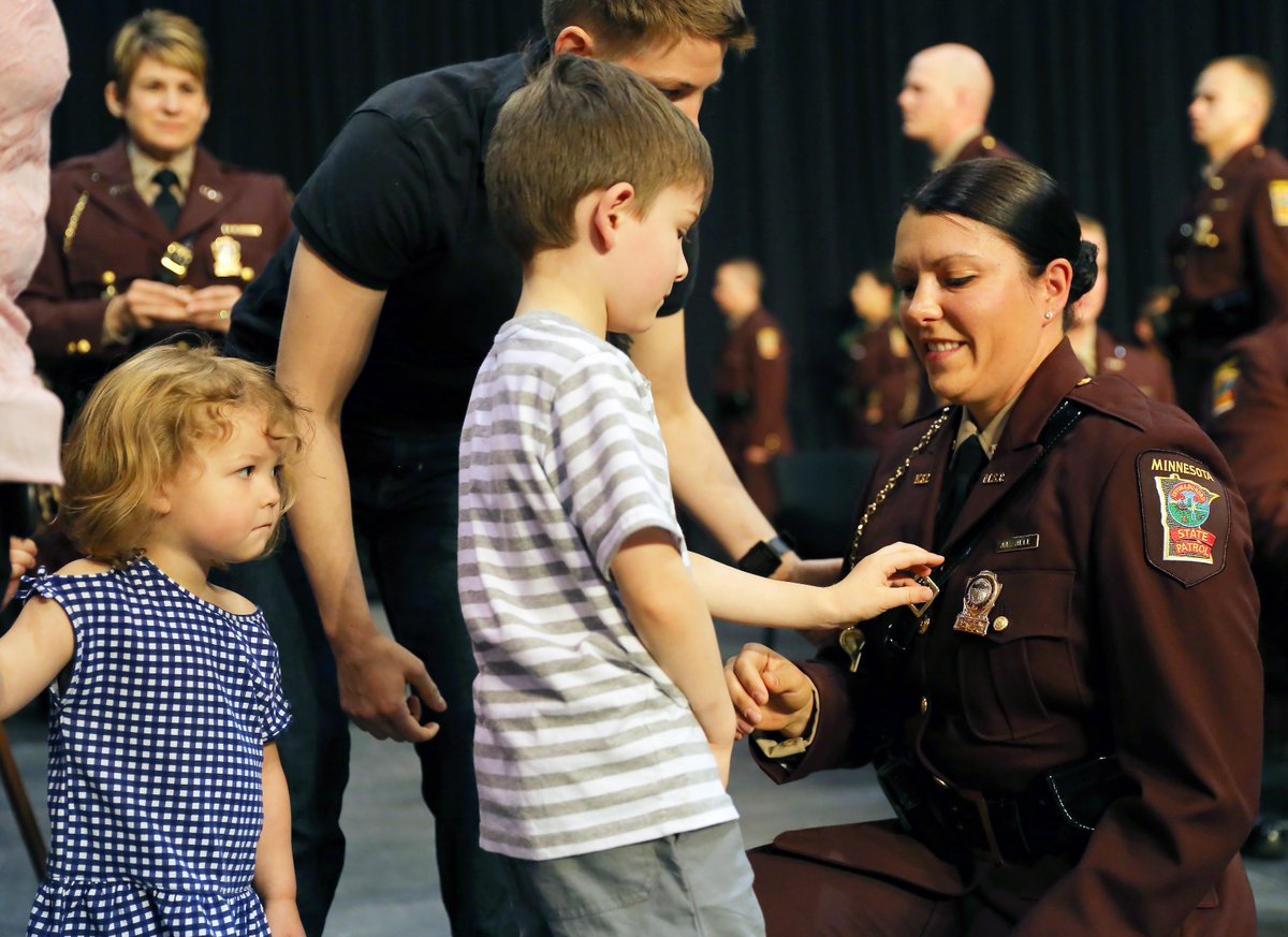MnDPS_MSP's tweet photo. On this #InternationalWomensDay, we celebrate the 54 female troopers who serve with the Minnesota State Patrol. https://t.co/PWWQ40Ai8d