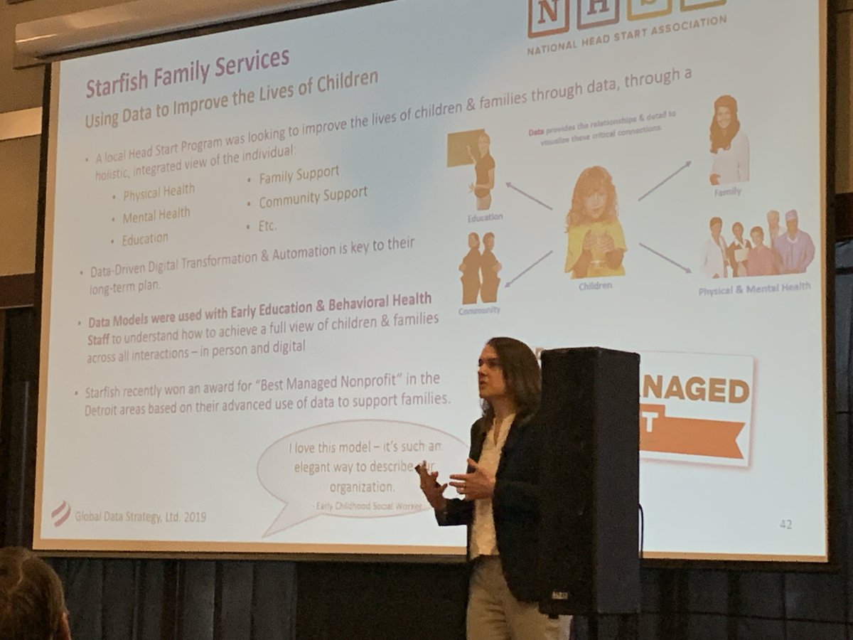 I’m really enjoying <a href="/donnaburbank/">Donna Burbank</a> talk at #GDS19 on using #DataModeling for #Digital #Transformation. She’s got a great sense of humor and a lot of great ideas!