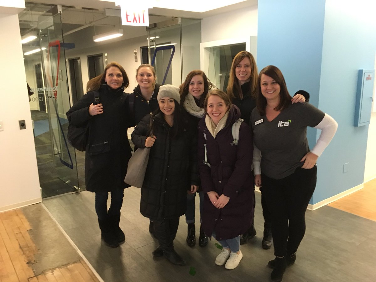 ITAbuzz's tweet photo. The ITA team is off to visit our participating companies to see what they have in store for the female students today. Keep an eye out for updates!  #TechShadowDay #whoruntheworld #girls #InternationalWomenDay2019 https://t.co/e5Apkd46Q2