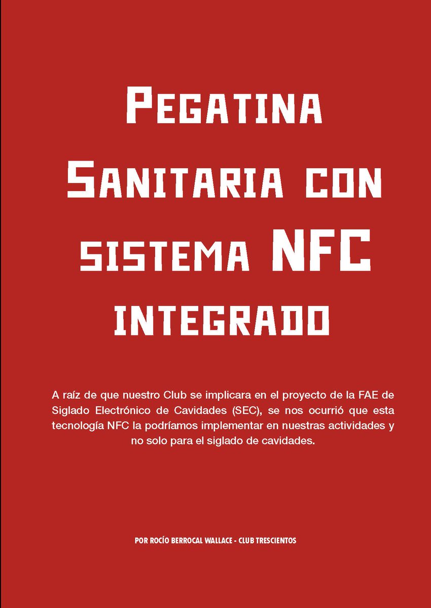 faespeleo's tweet photo. Articulo sobre un original uso de los chip NFC que estamos empezando a usar en el siglado y que aquí se le una vuelta de turca en su utilización. Te va a gustar.

#NFC #ChipNFC #SOS #Emergencias https://t.co/5wrcn1P05w