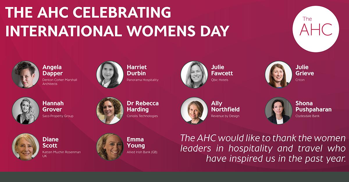 The AHC celebrates #InternationalWomensDay  #IWD2019  #IWD19 #WomenInHospitality #WomeninTravel #WomeninRealEstate #womenleaders