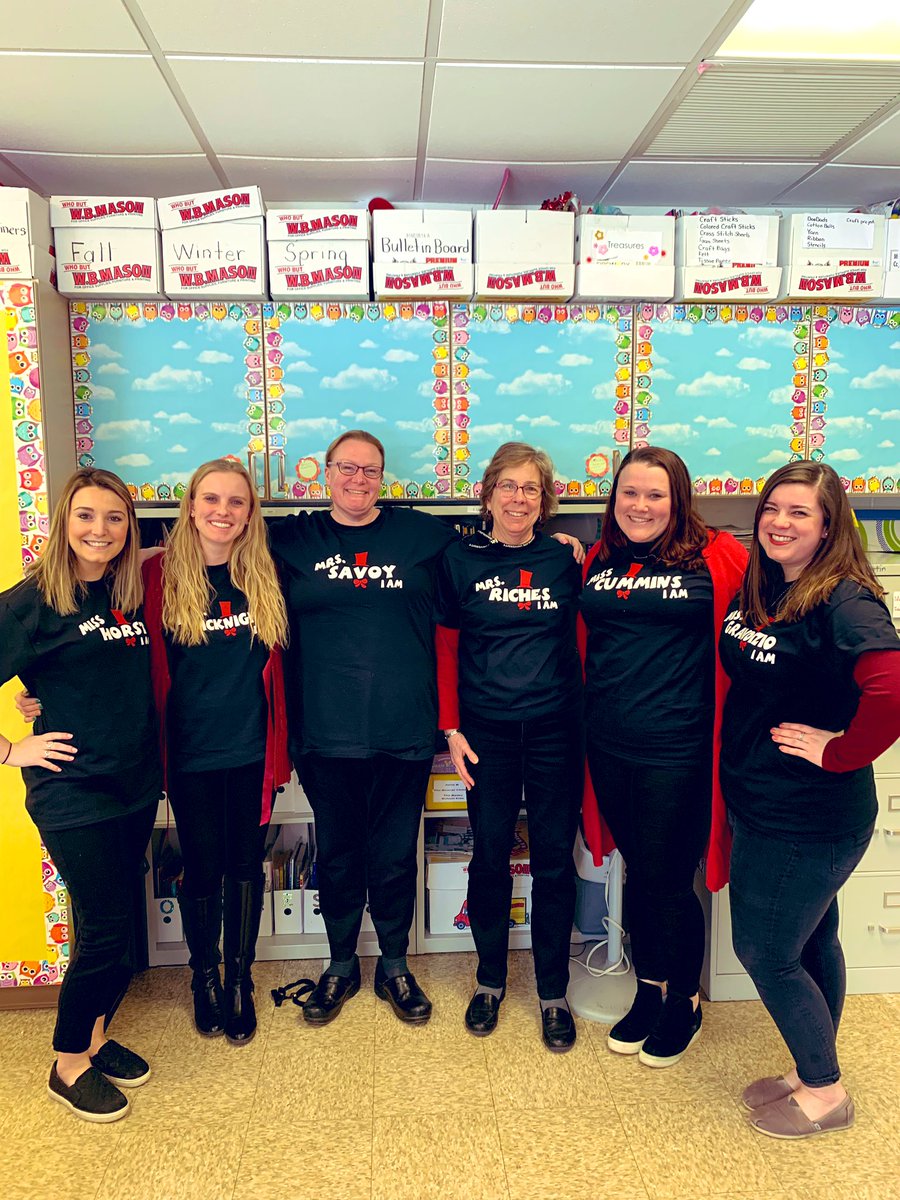 MissPHorst's tweet photo. The staff of BW had so much fun celebrating Dr. Seuss’ birthday this week! 🎩🍎 @DASD_BW https://t.co/kAqgDRiVbP