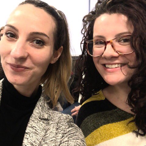 MlleLongaro's tweet photo. Had a great day of PD at the annual NYSAWLA Conference. Here I am with colleague @LaProfeBrowne posing for a @Flipgrid selfie! Can’t wait to try it in my classroom! https://t.co/7i9UeSIcv7