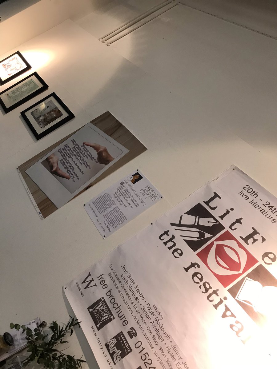buliejell's tweet photo. Loving the brilliant exhibition @Litfest #TheStorey #Lancaster @LancasterCC @BeanPhoto ๐ซsome great memories & a reminder of the fabulous #Authors #Poets we have had #Litfestis40 https://t.co/Nc9SiDiBFo