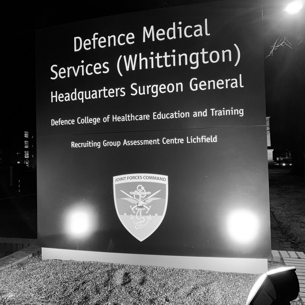At DMS Whittington for the weekend assisting on a SA (K) 17 course with @OC7SATT