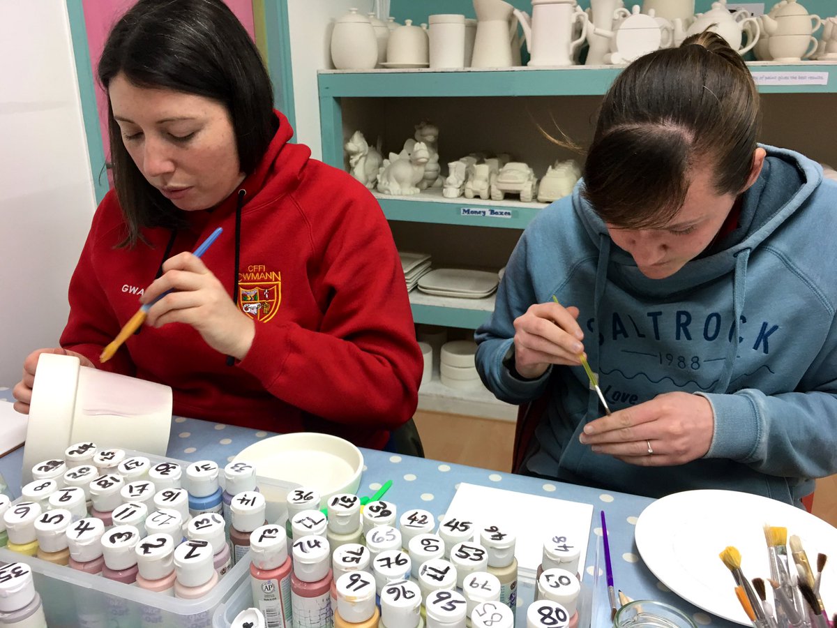 Pawb wedi joio yn Pot-Sian heno!! Diolch am y croeso 🎨🖌