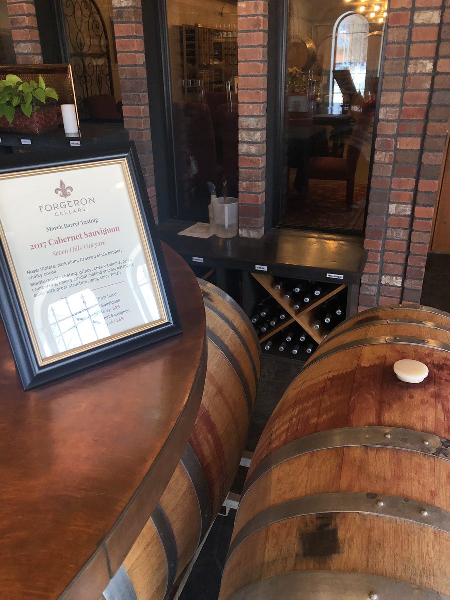 Forgeron Cellars (@forgeroncellars) on Twitter photo Barrel tastings...... #sevenhillsvineyard #cabernet <a href="/WWValleyWine/">Walla Walla Valley Wine</a> <a href="/wwwinenews/">WWWinenews</a> offering barrel samples along with regular tasting all month! 2017 Seven Hills Cab! <a href="/WineEnthusiast/">WineEnthusiast</a> Barrel tastings...... #sevenhillsvineyard #cabernet <a href="/WWValleyWine/">Walla Walla Valley Wine</a> <a href="/wwwinenews/">WWWinenews</a> offering barrel samples along with regular tasting all month! 2017 Seven Hills Cab! <a href="/WineEnthusiast/">WineEnthusiast</a>