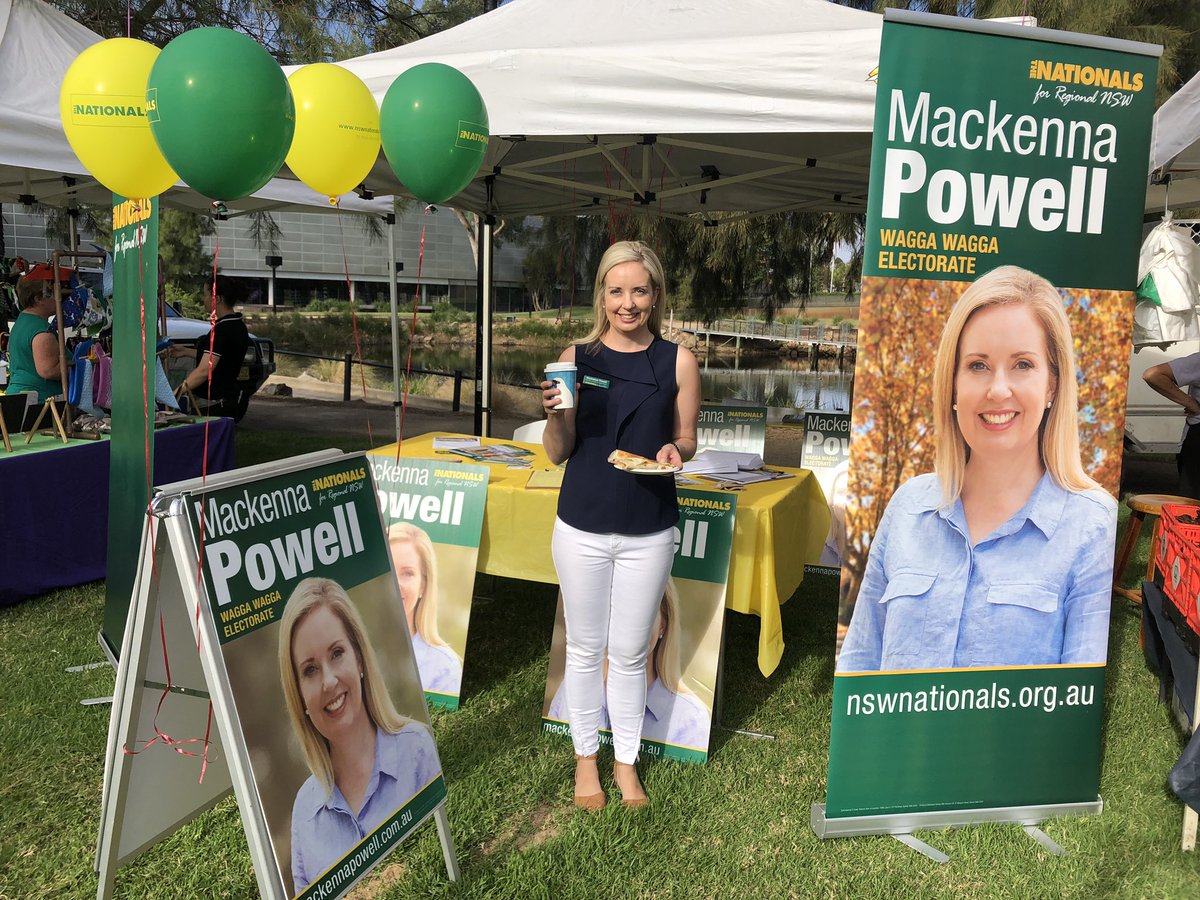 mackenna_powell's tweet photo. Come and grab some brekkie and visit us at Wollundry Markets this morning. We’re here until 1pm.
#mp4mp #vote1 #nswnationals #localjustlikeyou #mackennapowell
Authorised by M Powell
185 Baylis Street, Wagga Wagga. https://t.co/L4e03YXaji