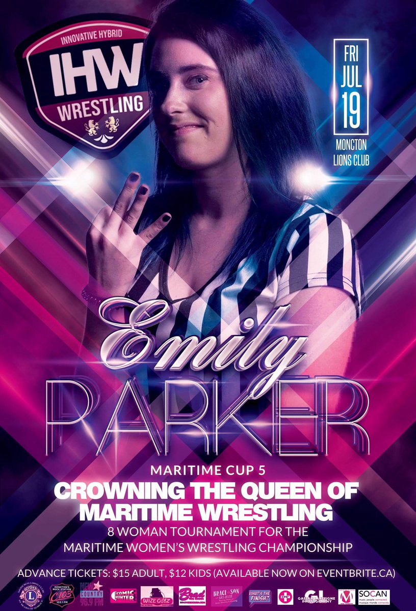 WrestlingIHW's tweet photo. When we say an “all women’s show” we mean “ALL WOMEN’S SHOW”! Joining us is one of the Maritimes’ premier referees, @xx_emilymarie!
IHW and Maritime Cup 5: Maritime Women’s Wrestling Championship are proud to have Emily donning the zebra stripes and enforcing the law https://t.co/owwTrydx1H