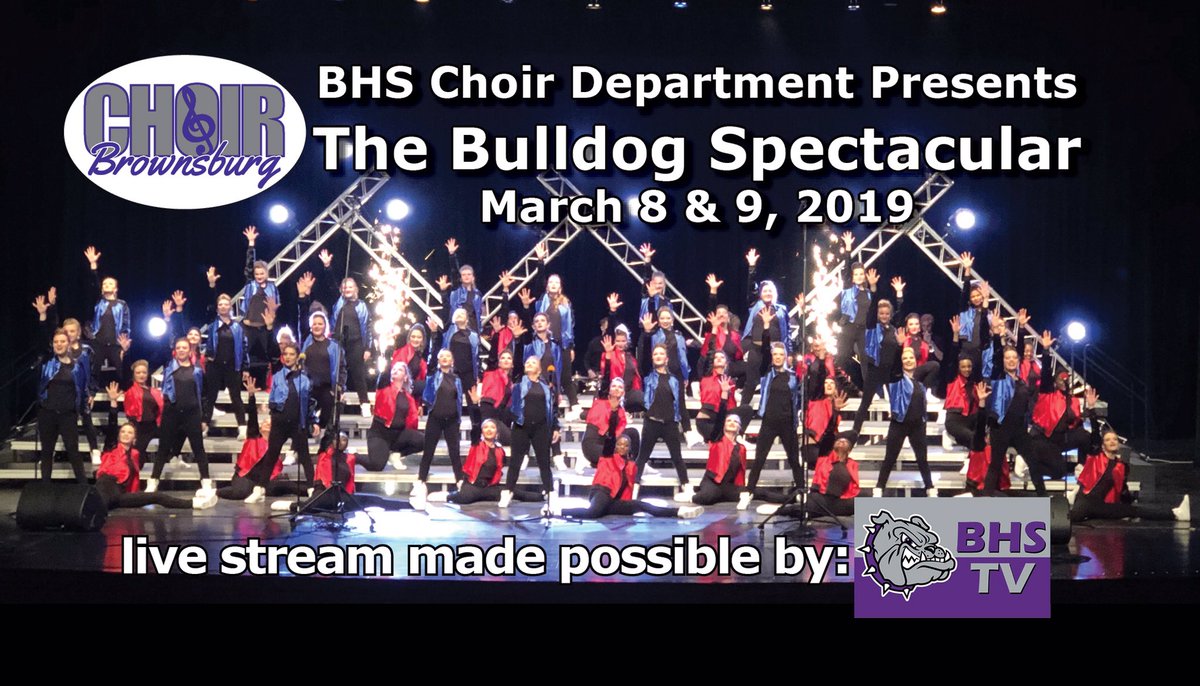 Welcome to Brownsburg. BHS-TV is proud to live stream the entire Bulldog Spectacular event. Tune in at bcsc.tv. <a href="/parentvoicebhs/">Brownsburg Choirs/Parent Voice BHS</a> <a href="/BHSSpectacular/">Bulldog Spectacular</a>
