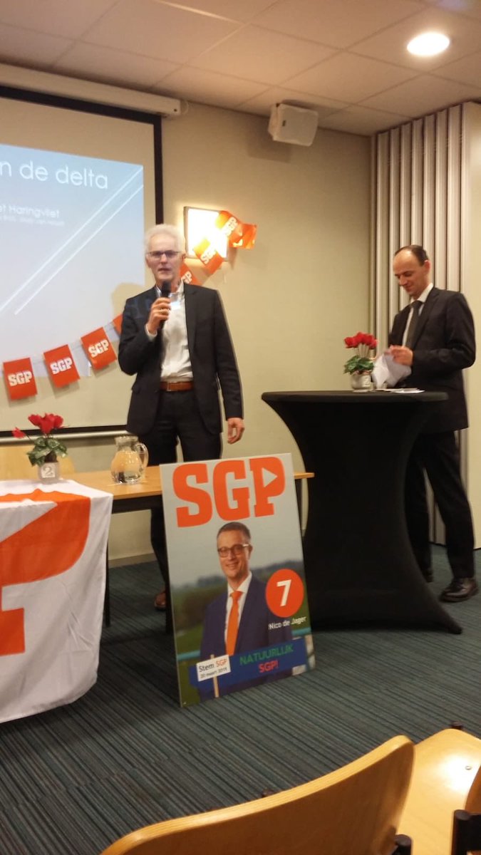 Vanavond mooie verkiezingsbijeenkomst gehad in de Hoesche Waard!