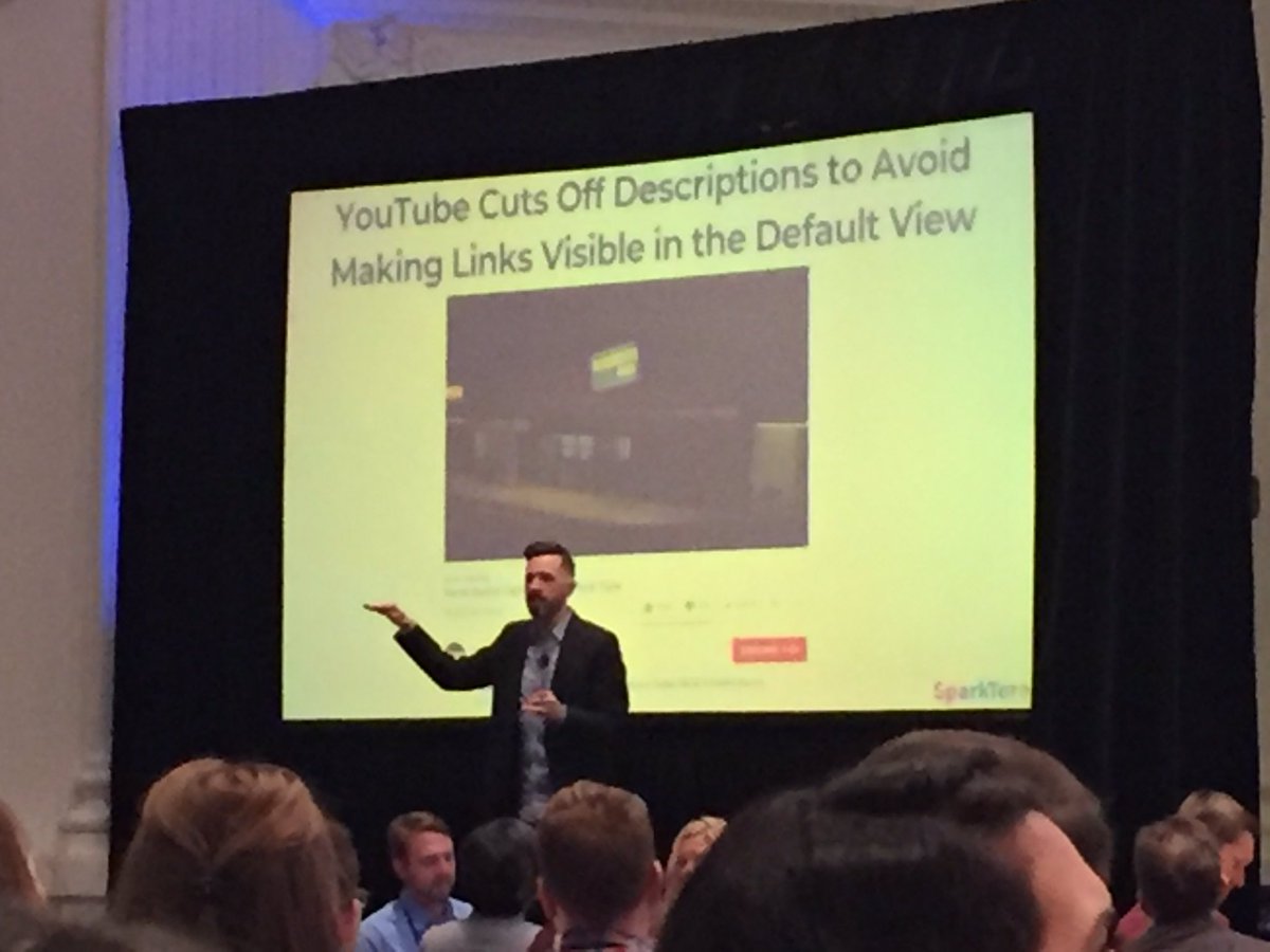 beccaepdx's tweet photo. “This is such a dick move...wherever you put the link [in the bio] that’s where they’ll put the ‘Read More’ link.” - @randfish #engage2019 #EngagePDX https://t.co/hGdOpUeBGZ