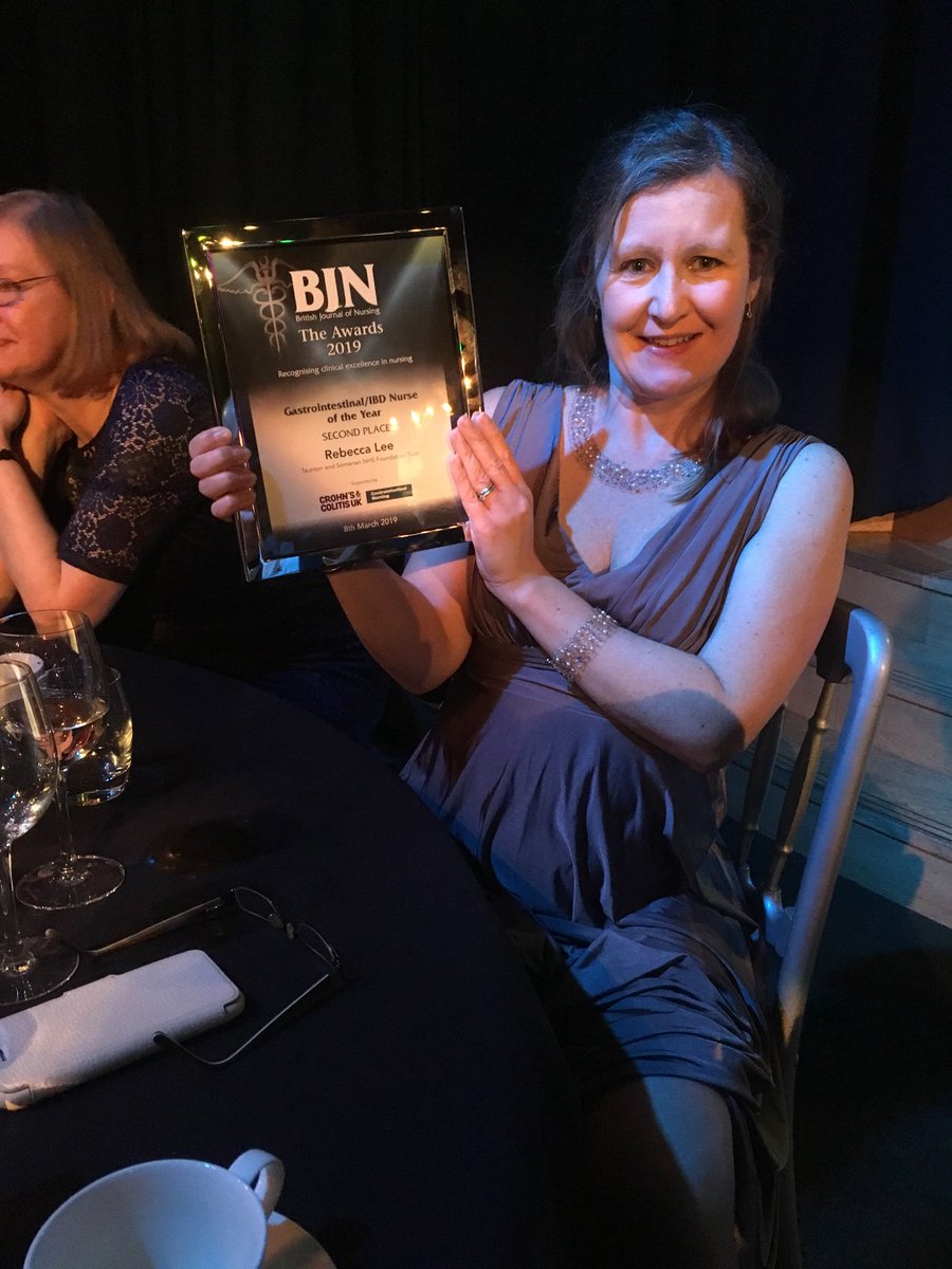 So proud, Beca wins second place in the #BJNAwards GI nurse of the year. Well done 👍 @MusgrovePark @SomparNHS