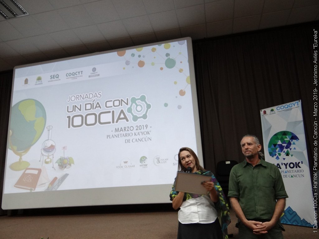 PlanetarioCun's tweet photo. Jornadas #1Díacon100Cia iniciaron hoy en #Kayok Planetario de Cancún @PlanetarioCun Del 8 al 19 Mzo se atenderán 1000 alumnos de escuelas públicas primarias con un programa científico que incluye proyección en domo, taller o charla, traslados y lunch. @COQCYT @Conacyt_MX @karlapo https://t.co/z76YwNDno1