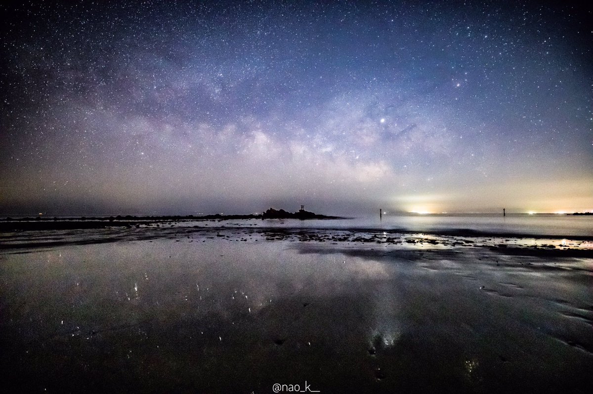 Nao Nao K S Tweet 大分 奈多海岸 天の川 星空 大分 奈多海岸