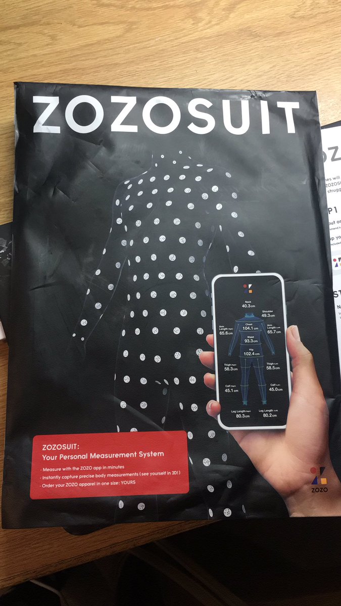 Sydkate1111's tweet image. Okayyy but ya know when you see an ad on Facebook and just have to have it? I ordered this “zozo suit” and it’s basically a way to digitally take your measurements... WHY AM I SO AMAZED?! Should I do a YouTube video about it? #zozosuit @zozo