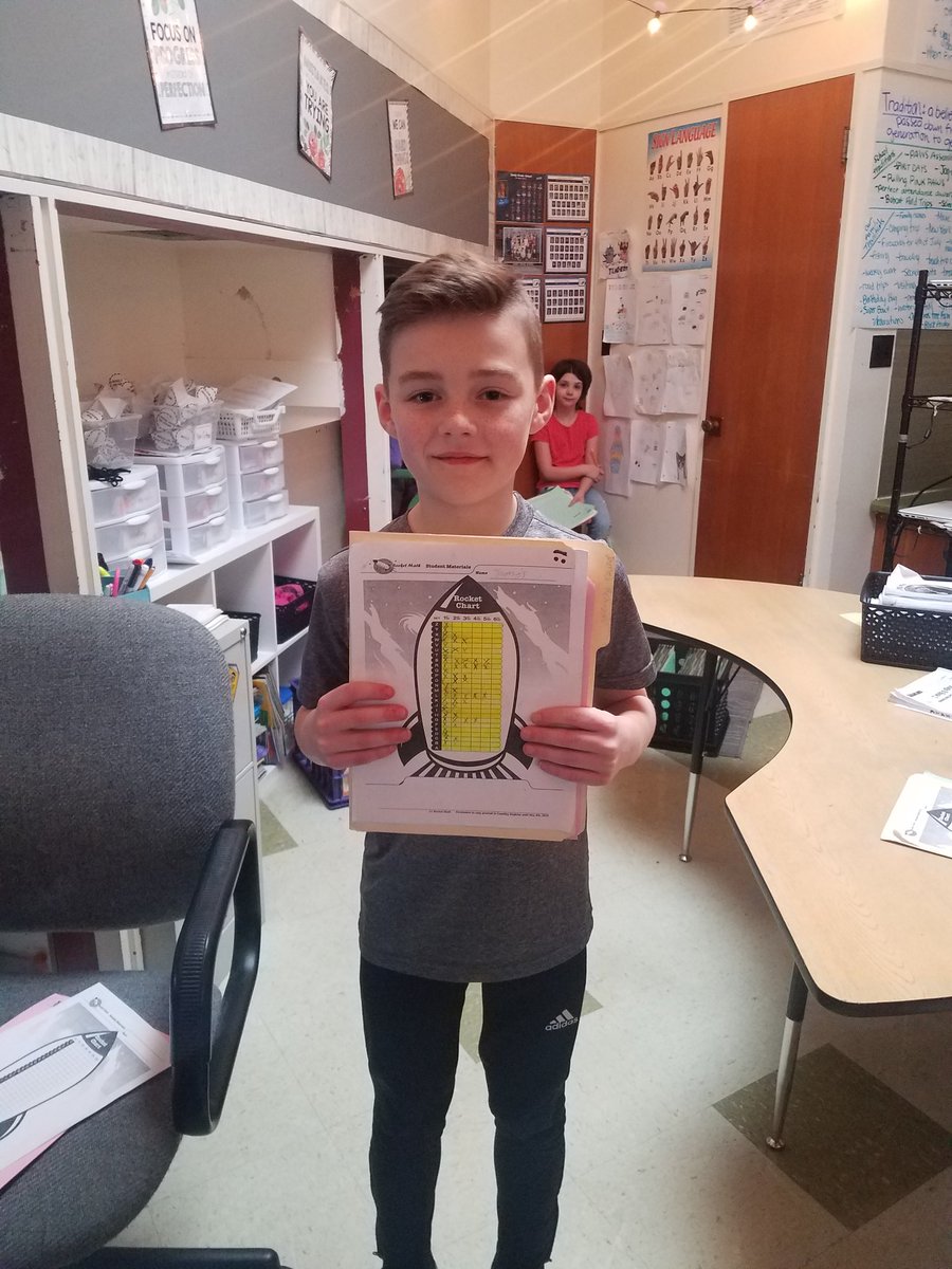 Mrs_Aker's tweet photo. More rocket math multiplication masters!! #factfluency #SGSBobcats https://t.co/w57wzhKCgX
