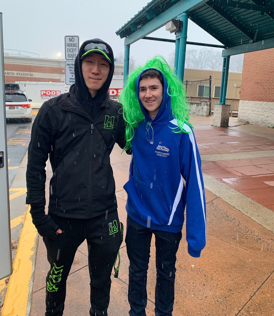 Getting ready for competition tomorrow! Excited to see all the other teams especially the Space Raiders! We love you guys! #coopertition #frc1111 #deepspace #powerhawks #spaceraiders