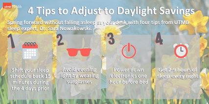 Sara_Sleep's tweet photo. Remember to change your clocks this Sunday.  Daylight saving time 2019 will begin at 2:00 AM on Sunday, March 10. https://t.co/ImhXFY8bDg