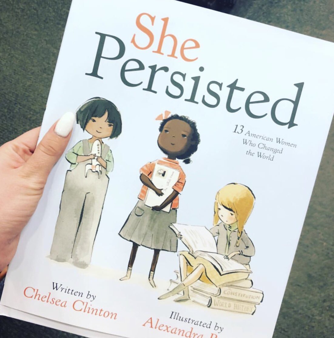 Llobue2's tweet photo. Perfect read aloud for National Women’s Day! #womanstrong 💪🏼#msgc #spaldingmsgc https://t.co/tKodJLUKG3