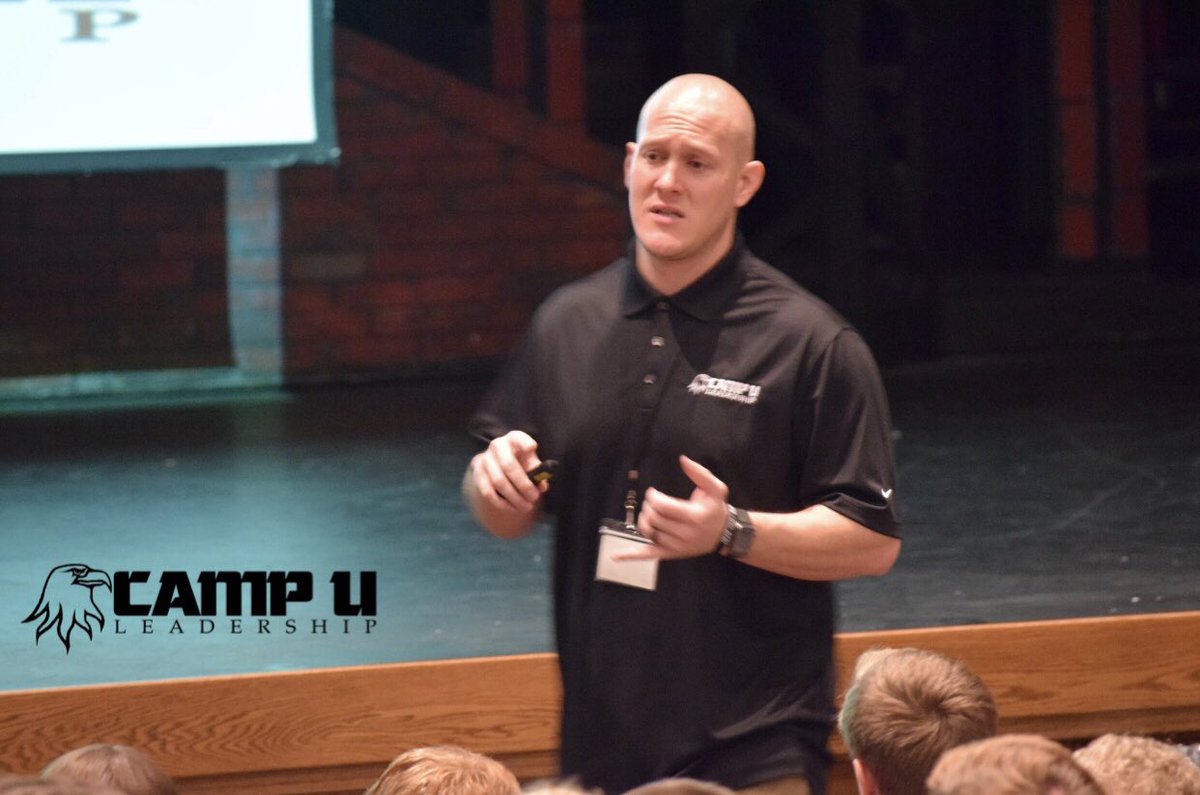 CampULeadership's tweet photo. Camp U Director Jed Smith kicks off Camp U Utah 2019 by greeting all the campers! #CampULeadership https://t.co/wKA2ce6Baq