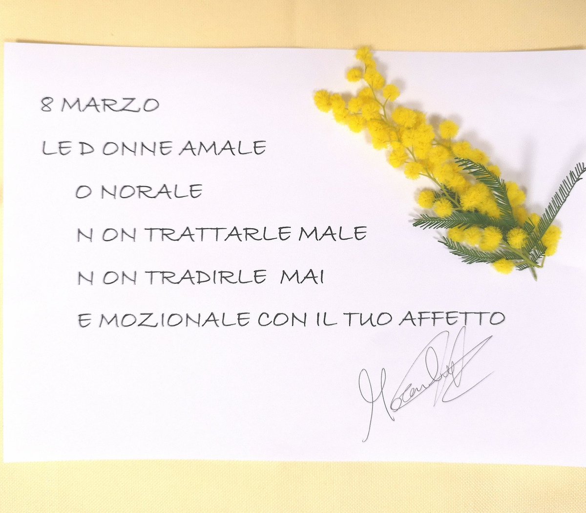 MorenoUngaretti's tweet photo. Auguri a tutte le Donne #Festadelladonna https://t.co/ibULijEmxJ