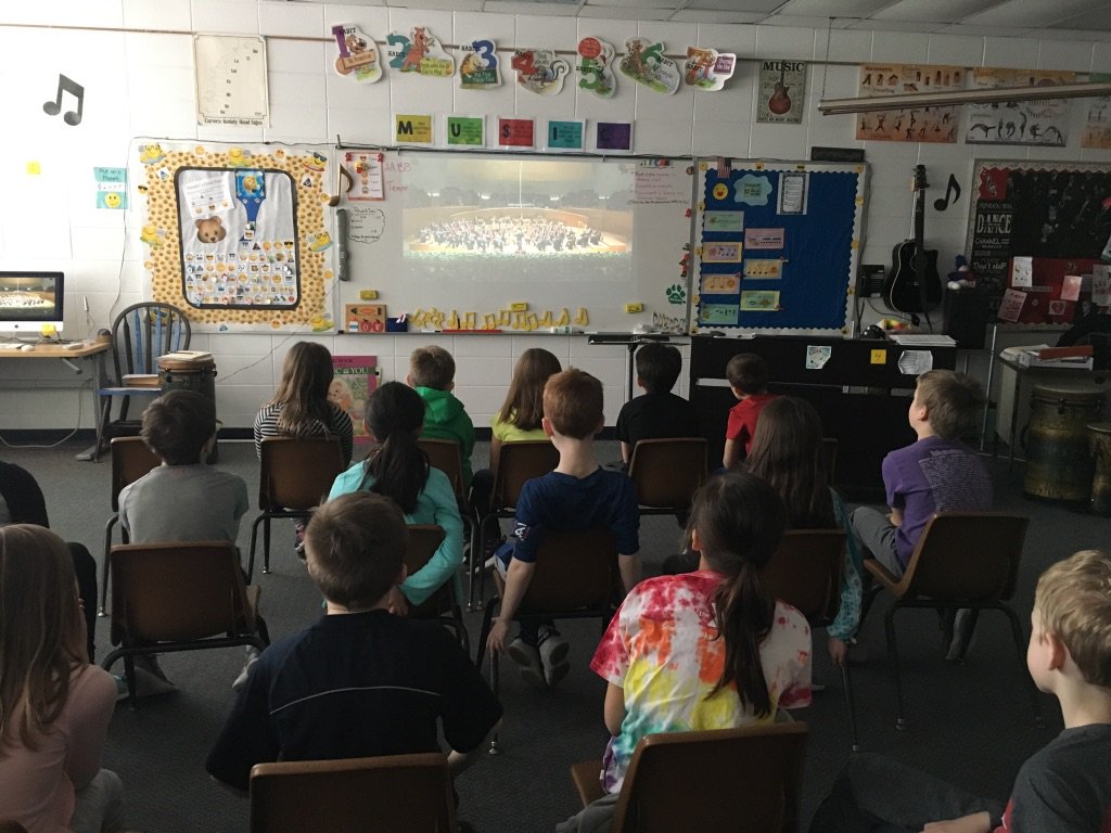 WEMusic160's tweet photo. 3rd graders preparing for their field trip to @ElginSymphony in April. "Spring Festival Overture" by Li Huanzhi. #wgleads #MIOSM #connect #respond https://t.co/azlowkN5cO