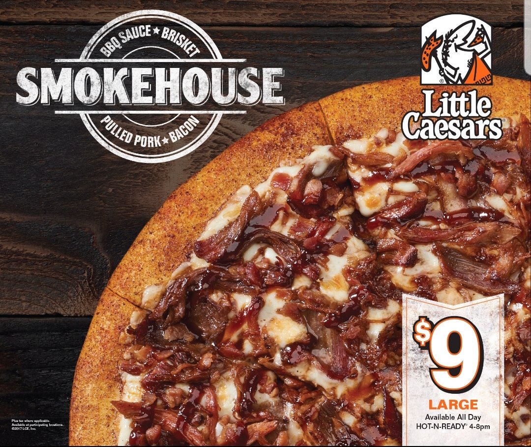 Hey <a href="/littlecaesars/">Little Caesars Pizza</a> Can you please bring back the best pizza anyone has ever made? You know.... the smokehouse pizza.  We need this back. Please.