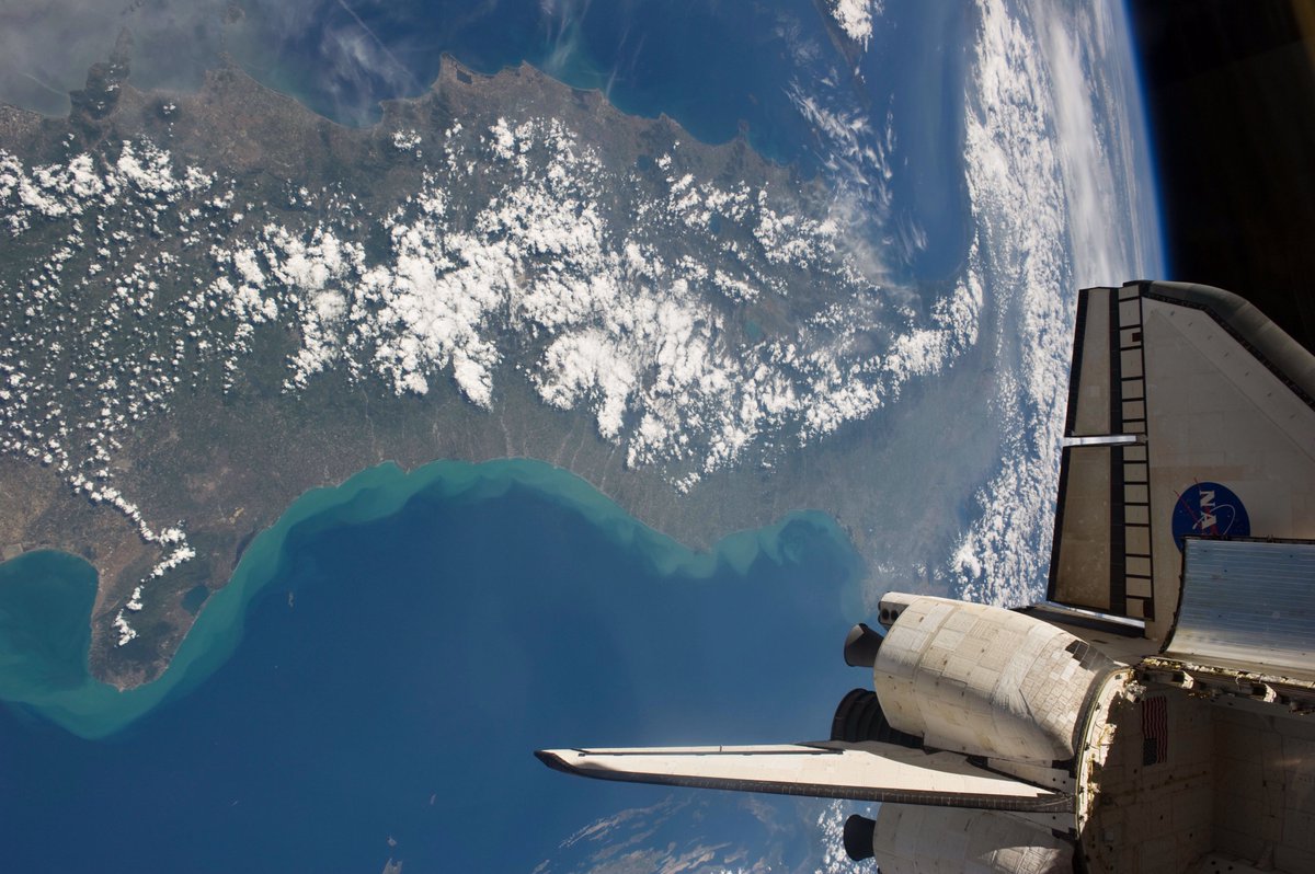 It’s immediately clear, looking down at the planet and seeing the blackness beyond - that we’re all in this together.
