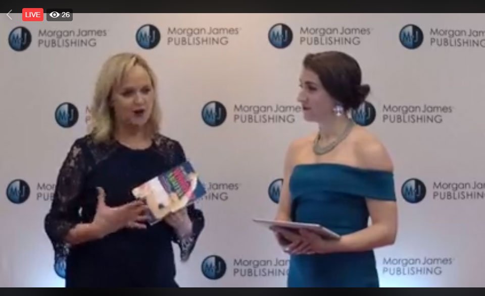 WarriorWayMama's tweet photo. Couple of screenshots from the Facebook Live Morgan James Red Carpet Book Launch event yesterday. https://t.co/zV0Qn6qM1P