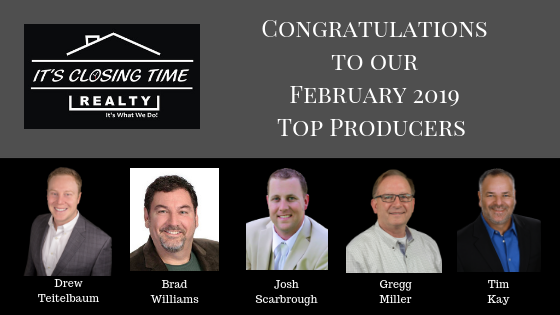 SamBerube's tweet photo. Congrats to our February 2019 Top Producers! You all are the reason ICTR is such a great team!

#ICTR #TopProducer #Success #DFW #WFAR #REALTOR https://t.co/CiygpTuM1C