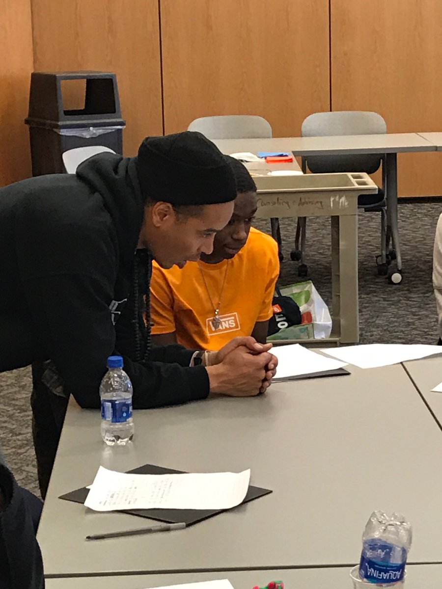 crutherford360's tweet photo. Shout Out to CBMA Amex Fellows in Milwaukee hosting a great Black Male Achievement Intensive. Using What Works! Teaching entrepreneurship through hip hop #PromiseofPlace @BMAchievement @ablackwomanphd ⁦@Lyricists313⁩ ⁦@SteveVassor⁩ ⁦⁦@Sheba_Rogers⁩ https://t.co/FoD3xEUcih