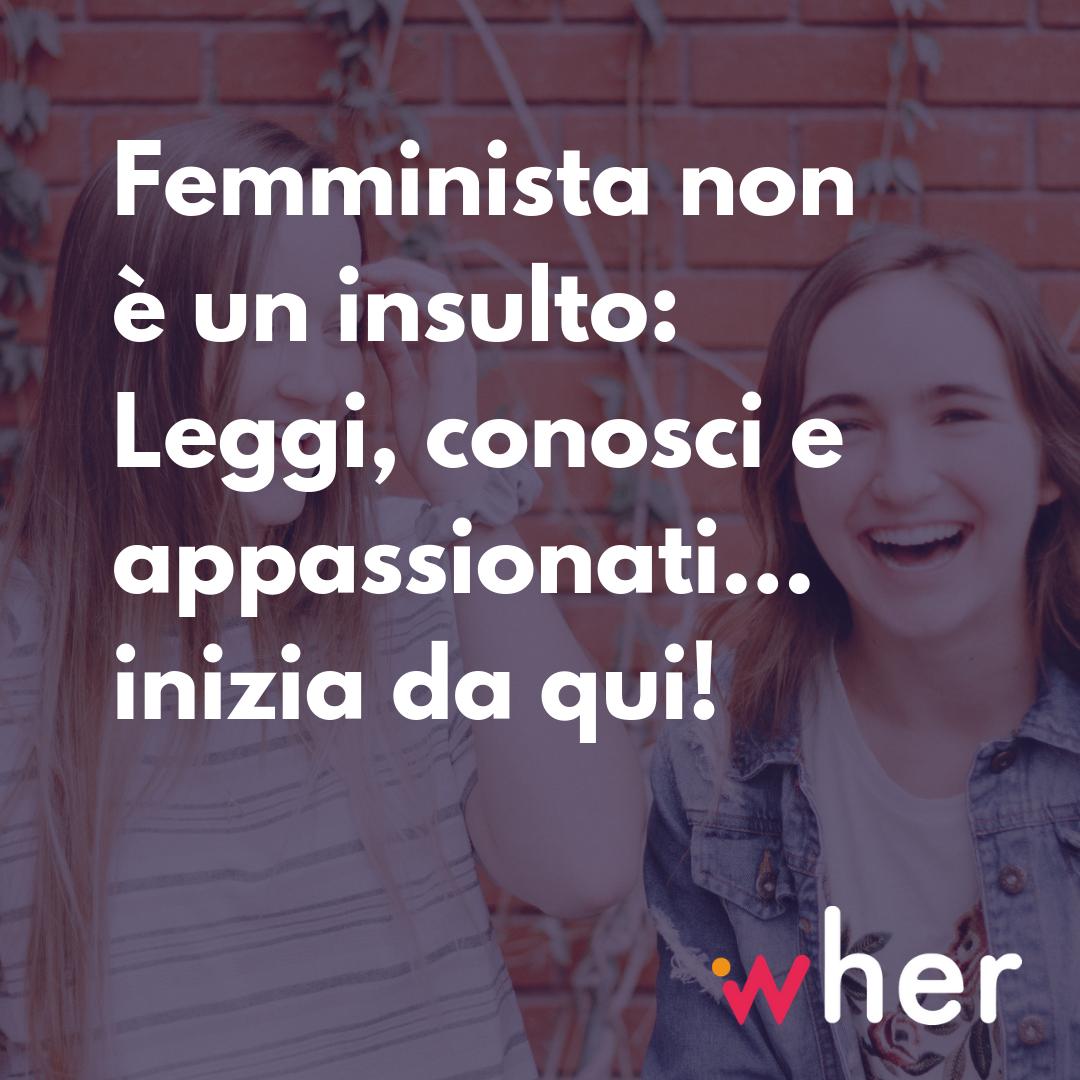 No, femminista non è un insulto.

In questo nuovo articolo trovate tutta la nostra passione: il nostro pensiero, le nostre azioni e qualche consiglio di lettura: perché il primo passo è la consapevolezza, anche delle parole. #festadelladonna2019 

👉 bit.ly/8MarzoEssereFe…